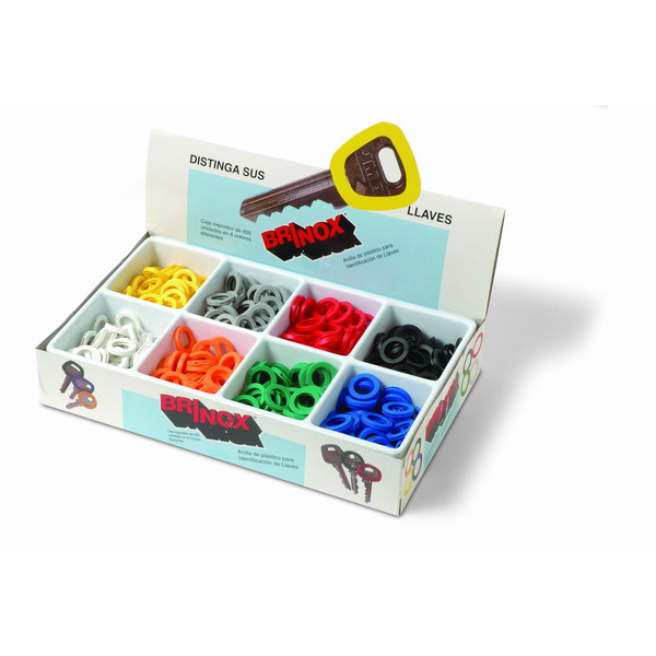 Mod. B5007-0 Anilla identificación llave. 8 colores. Ø 26 mm [Expositor 400 uds]