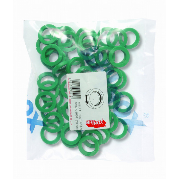 Mod. B5007-V Anilla identificación llave. Verde. Ø 26 mm [Bolsa 50 unidades]