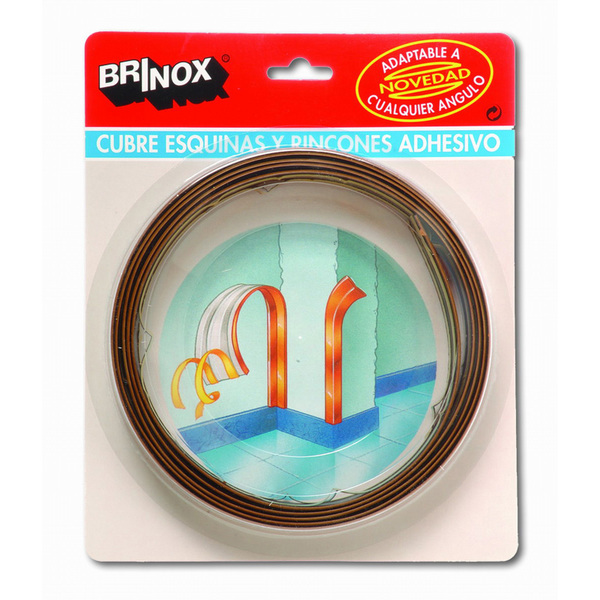 Mod. B6026-Z Cubre Esquinas y Rincones. Madera Oscura. 250 cm. 20 x 20 mm [Blister 1 tira]