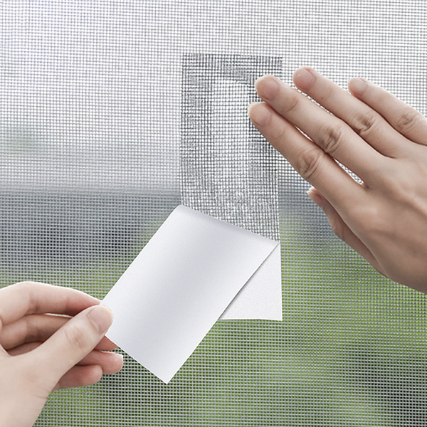 Mod. B6143-G Cinta reparación mosquitera. Fibra de vidrio adhesiva. 50mmx2m. Gris. 2 m [Rollo]