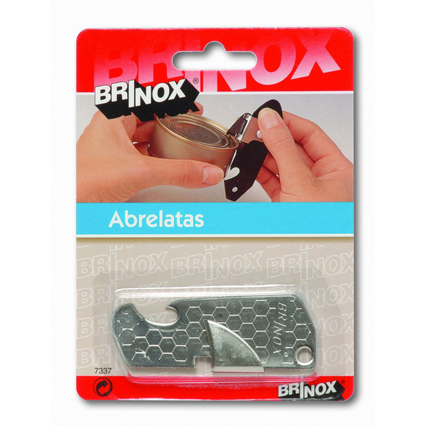 Mod. B7037-E Abrelatas. Acero Inoxidable [Blister 1 unidad]