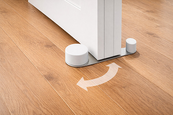 Mod. B7827-B Tope Retenedor Giratorio. Blanco. 32 x 102 x 22 mm [Blister 1 unidad]