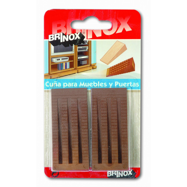 Mod. B7851-Z Cuña de Plástico. Madera. 66 x 30 x 15 mm [Blister 2 unidades]