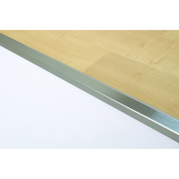 Mod. B8003 Tapajuntas Parquet Adhesivo. Acero Inoxidable. 100 cm [Blister 1 tira]