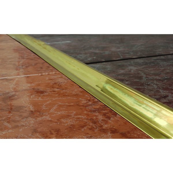 Mod. B8008 Tapajuntas Cerámica Adhesivo. Latón. 100 cm [Blister 1 tira]