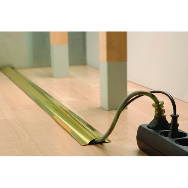 Mod. B8010 Tapacables Adhesivo. Latón. 100 cm [Blister 1 tira]