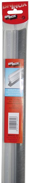 Mod. B8221-H Burlete suelo desnivelado. Transparente. 82 cm [Blister 1 tira]