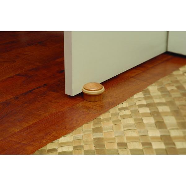 Mod. B9013-Y Tope Madera Cilíndrico adhesivo. Roble. Ø 35 x 29 mm [Blister 1 unidad]