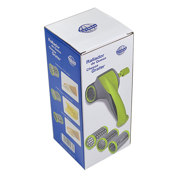 Mod. C42867 Rallador rotatorio con 3 cuchillas tambor. 22x8 cm. [Caja]