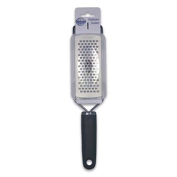Mod. C42872 Rallador con mango. Agujero grabado grueso. 6x14 cm [Display 1 unidad]
