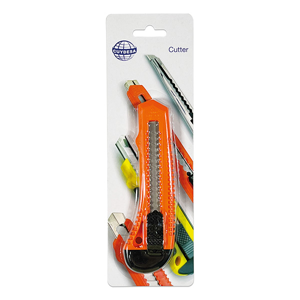 Mod. C50065 Cutter. Naranja. 15,5 cm [Blister 1 unidad]