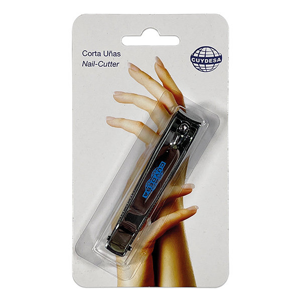 Mod. C50145 Trimer Corta Uñas con lima. Cromado. 8 cm [Blister 1 unidad]