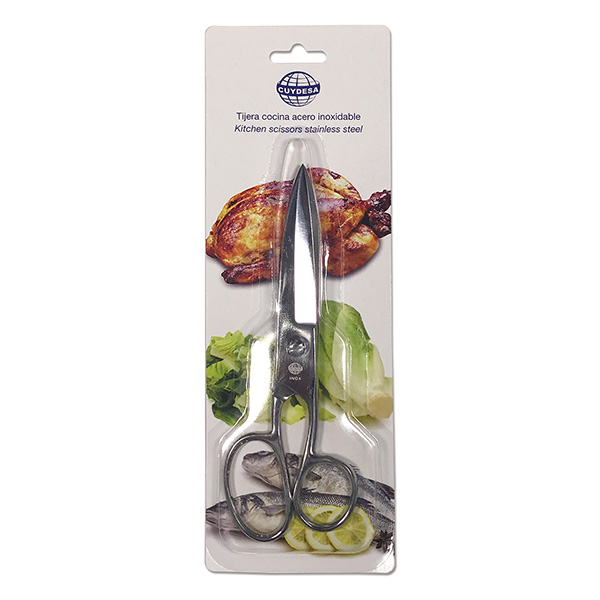 Mod. C50501 Tijera Cocina. Acero Inoxidable. 8” - 20 cm. 20 cm [Blister 1 unidad]