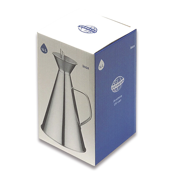 Mod. C50604 Aceitera cocina Antigoteo. Acero Inoxidable. 1/4 litro [Caja]