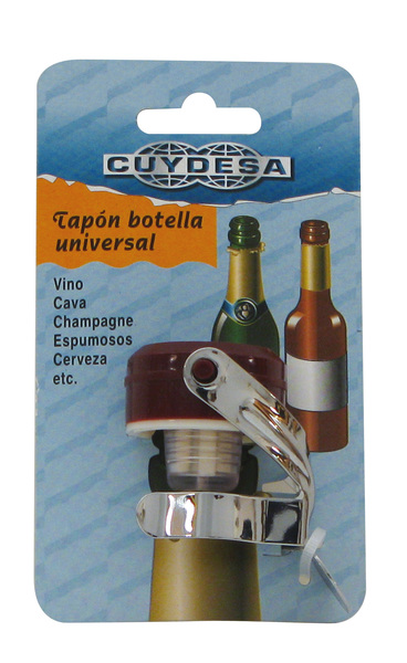 Mod. C50712 Tapón Botellas. Rojo [Display 1 unidad]