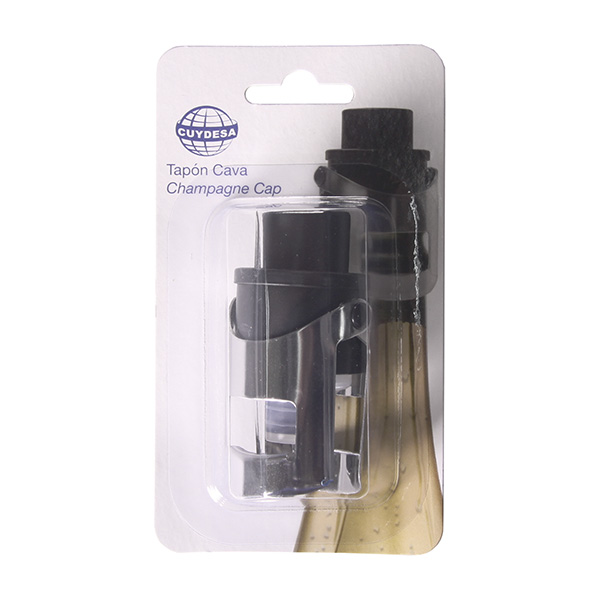 Mod. C50714 Tapon Cava-Champagne. Con bomba de aire. Con bomba de aire [Blister 1 unidad]