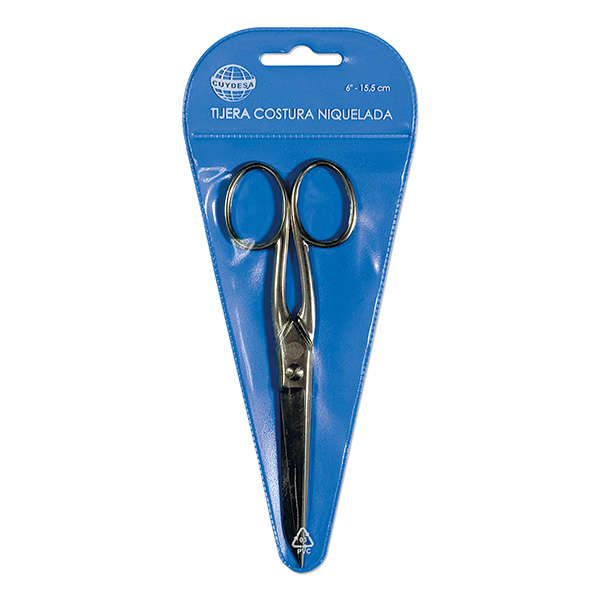 Mod. C50762 Tijera Costura. Niquelada. 6" - 15,5 cm [Funda 1 unidad]
