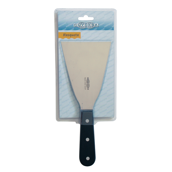 Mod. C50911 Rasqueta Plancha. Acero Inoxidable. 10 cm [Blister 1 unidad]