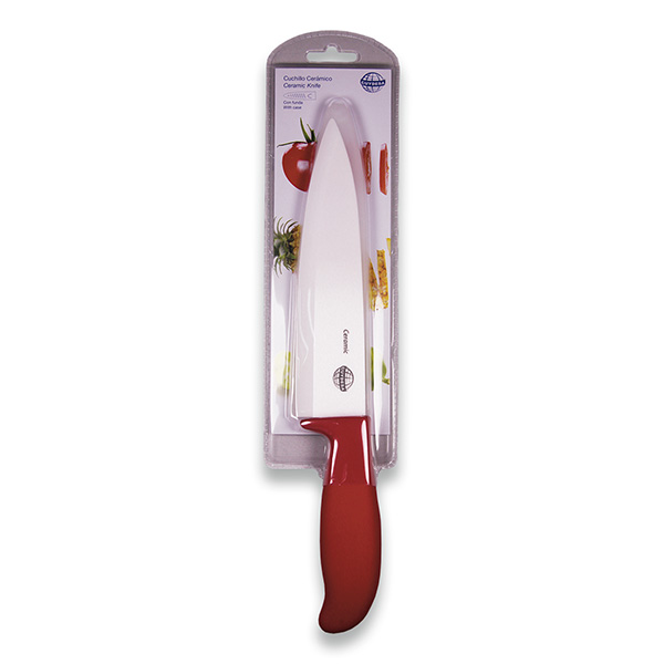 Mod. C51313 Cuchillo "Cerámico" con funda. Chef [Blister 1 unidad]