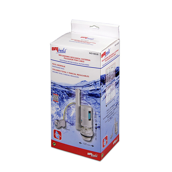 Mod. M51002B Mecanismo Descarga Cisterna. Blanco [Caja-display 1 unidad]