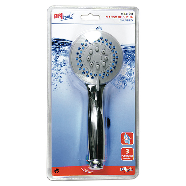 Mod. M53104J Mango Ducha. Cromado. Ø 87 mm [Blister 1 unidad]