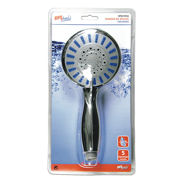 Mod. M53105J Mango Ducha. Cromado. Ø 107 mm [Blister 1 unidad]