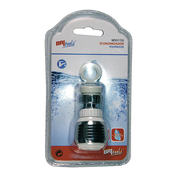 Mod. M55113J Aireador ABS con Rotula. Cromado. M24x100 [Blister 1 unidad]