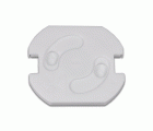 B2042-B Protector de enchufe giratorio. Blanco