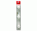 Mod. B3020-D Perchero Madera pomo Redondo. Lacado Blanco. 355 x 55 mm. 3 pomos [Blister 1 unidad]