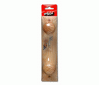 Mod. B3030-Y Perchero madera Pino. Roble. 220 x 55 mm. 2 pomos [Blister 1 unidad]