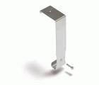 B3100-E Soporte puerta para percheros. Acero Inoxidable. 150 55 mm