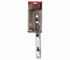 Mod. B3246-J Perchero para puerta Acero Inox. Cromado. 350 x 40 mm. 3 pomos [Blister 1 unidad]