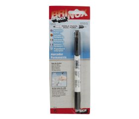 B4212-N Marcador permanente Doble punta. Negro