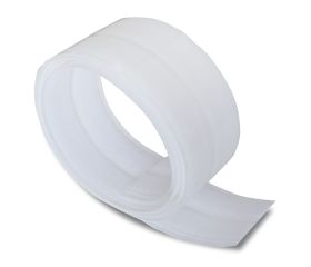 B4242-B Tira adhesiva de cierre por contacto. Blanco. 20 mm x 25 m
