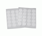 B4243-B Discos adhesivos de cierre téxtil Ø 18 mm. Blanco