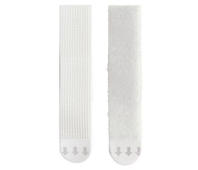 B4245-B Tiras adhesivas Cuelga-cuadros. Grandes 1,9x9,5 cm. Blanco-Rojo. 1,9 x 9,5 cm