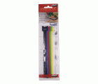 Mod. B4246-0 Brida de cierre téxtil doble cara 12mmx20cm. 6 colores [Blister 6 tiras]