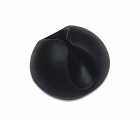 Mod. B4400-N Sujetacables redondo. Adhesivo. Negro [Blister 6 unidades]