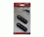 Mod. B4401-N Sujetacables 4 ranuras. Adhesivo. Negro [Blister 2 unidades]