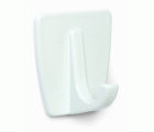 B5001-B Percha adhesiva. Plástico. Blanco. 35 x 40 mm