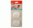 Mod. B5003-B Percha baño adhesiva. Blanco. 45 x 40 mm [Blister 2 unidades]