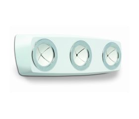 B5005-B Sujetatrapos. Blanco. 190 x 61 mm. Triple