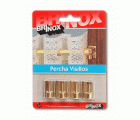 Mod. B5006-K Percha Visillos. Oro. 17 x 25 mm [Blister 4 unidades]