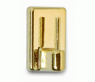 B5006-K Percha Visillos. Oro. 17 x 25 mm