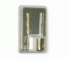 B5006-P Percha Visillos. Plata. 17 x 25 mm