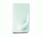 B5008-B Mini Percha adhesiva. Blanco. 20 x 28 mm