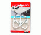 Mod. B5010-B Sujetamanteles. Blanco [Blister 4 unidades]