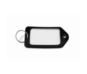 B5012-N Portaetiquetas Grande. Negro. 63 x 39 mm