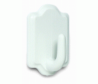 B5019-B Percha plástico. Blanco. 22 x 32 mm