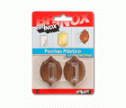 Mod. B5020-Z Percha Escudo. Madera. 34 x 48 mm [Blister 2 unidades]